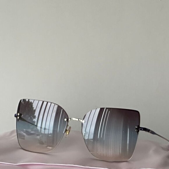 Kate Spade ARIELLA /G/S LKS 98 Gold Blue/Brown & Teal Gradient Lens Sunglasses - Picture 7 of 10